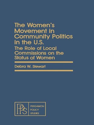 cover image of The Women's Movement in Community Politics in the US